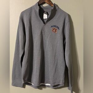 Gray Auburn Zip-Up Sweater